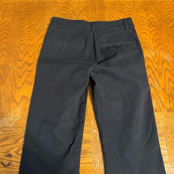 AYR Cropped Skinny Jeans in Black Sz 24 Mid Rise Stretch No Front Pockets Sleek - Picture 15 of 16
